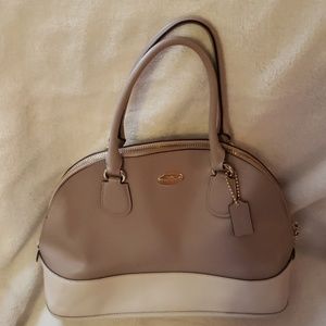 Coach Crossgrain Leather Dome Sierra Satchel